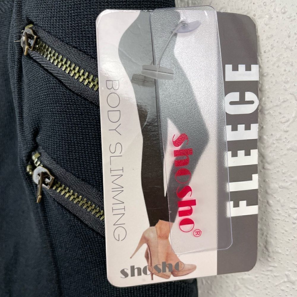 NWT ShoSho Body Slimming Capri Fleece Leggings One Size